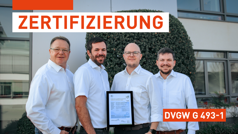 News Vorschaubild - Neue DVGW‑Qualifikation G 493-1 erfolgreich erreicht!