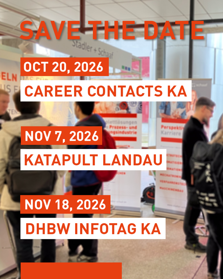 News Vorschaubild - Meet us at various training and study fairs in autumn!
